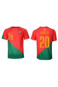 Fotbalové Dres Portugalsko Joao Cancelo #20 Domácí Oblečení MS 2022 Krátký Rukáv